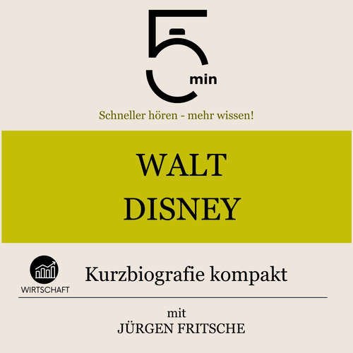 Hoerbuch Walt Disney: Kurzbiografie kompakt - 5 Minuten - Jürgen Fritsche
