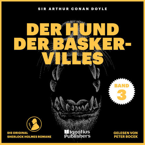 Hoerbuch Der Hund von Baskervilles - Sir Arthur Conan Doyle - Peter Bocek