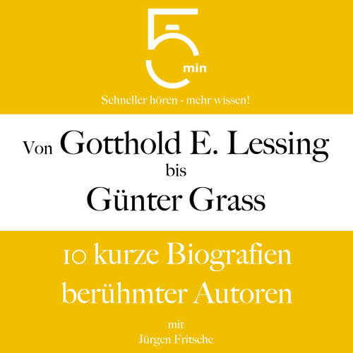 Hoerbuch Von Gotthold Ephraim Lessing bis Günter Grass - 5 Minuten - Jürgen Fritsche