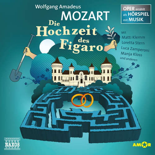 Hoerbuch Die Hochzeit des Figaro - Wolfgang Amadeus Mozart - Luca Zamperoni
