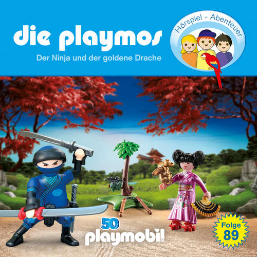 Hoerbuch Die Playmos - Das Original Playmobil Hörspiel, Folge 89: Der Ninja und der goldene Drache - David Bredel - Gerrit Schmidt-Foß