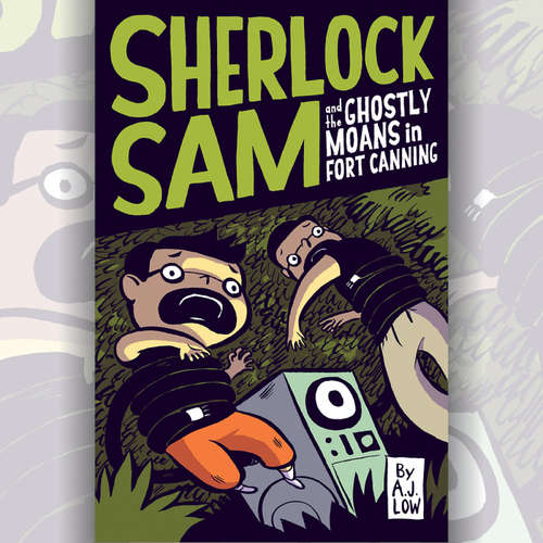 Audiobook Sherlock Sam and the Ghostly Moans in Fort Canning - A.J. Low - Andrew Marko