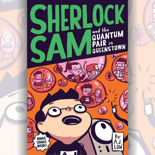Audiobook Sherlock Sam and the Quantum Pair in Queenstown - A.J. Low - Andrew Marko