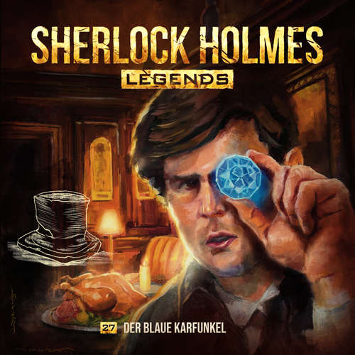 Hoerbuch Sherlock Holmes Legends, Folge 27: Der blaue Karfunkel - Eric Zerm - Florian Hoffmann