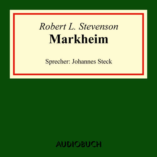 Hoerbuch Markheim - Robert Louis Stevenson - Johannes Steck