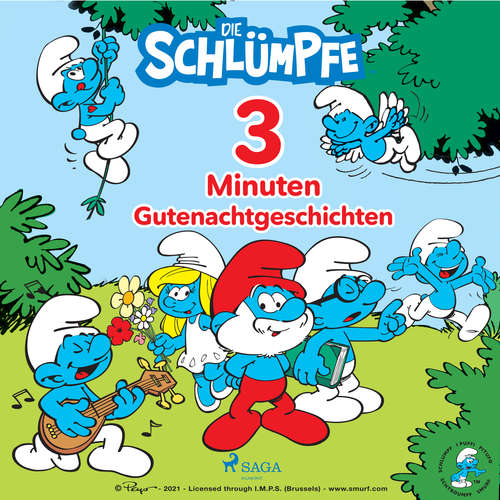Hoerbuch Die Schlümpfe - 3-Minuten-Gutenachtgeschichten - Peyo - Monty Arnold