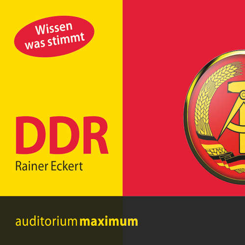 Hoerbuch DDR (Ungekürzt) - Rainer Eckert - Axel Thielmann