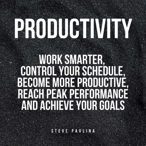 Audiobook Productivity - Steve Pavlina - Florian Höper