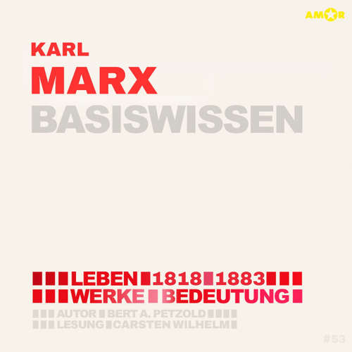 Hoerbuch Karl Marx (1818-1883) - Leben, Werke, Bedeutung - Basiswissen (ungekürzt) - Bert Alexander Petzold - Carsten Wilhelm
