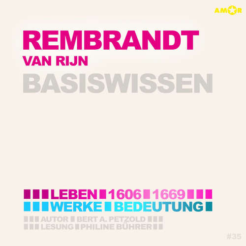 Hoerbuch Rembrandt van Rijn (1606-1669) - Leben, Werke, Bedeutung - Basiswissen (ungekürzt) - Bert Alexander Petzold - Philine Bührer