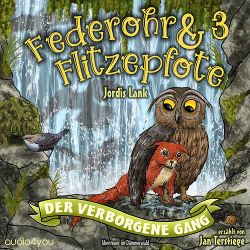 Hoerbuch Federohr und Flitzepfote 3 - Der verborgene Gang - Jordis Lank - Jan Terstiege