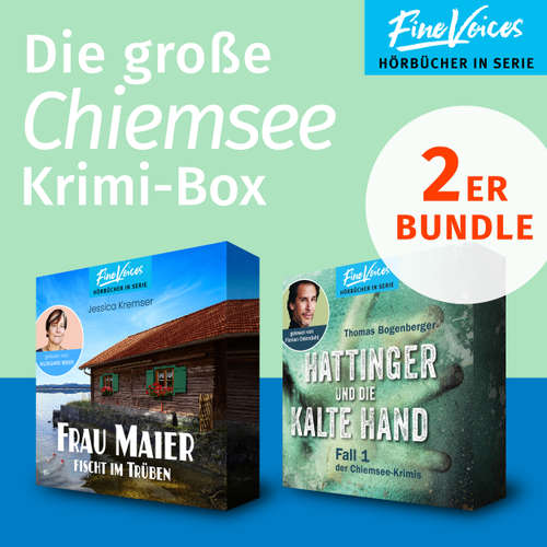 Hoerbuch Die große Chiemsee Krimi-Box - Frau Maier fischt im trüben: Chiemgau-Krimi + Hattinger und die kalte Hand: Chiemsee-Krimi - Jessica Kremser - Hildegard Meier