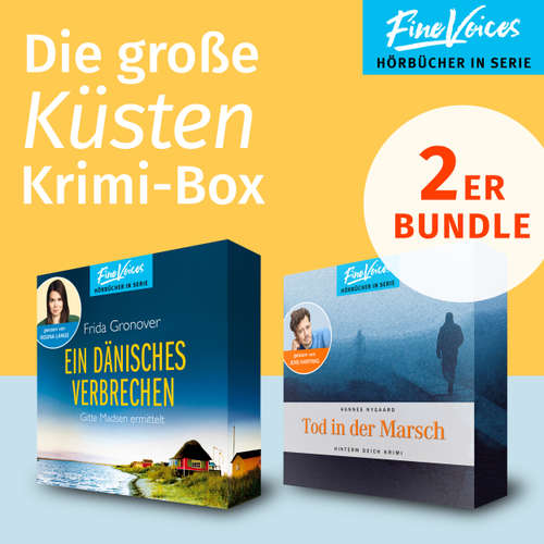 Hoerbuch Die große Küsten Krimi-Box - Ein dänisches Verbrechen: Gitte Madsen ermittelt + Tod in der Marsch: Hinterm Deich Krimi - Frida Gronover - Regine Lange