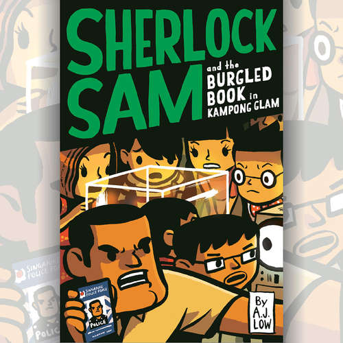 Audiobook Sherlock Sam and the Burgled Book in Kampong Glam - A.J. Low - Andrew Marko