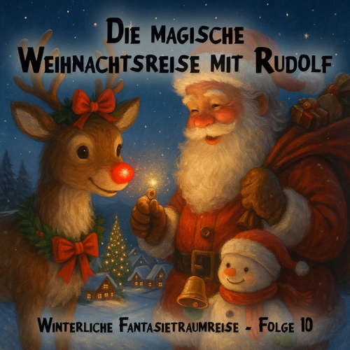 Hoerbuch Winterliche Fantasietraumreisen, Folge 10: Die magische Weihnachtsreise mit Rudolf - Claudia Schröder - Synthesized Voice - Female