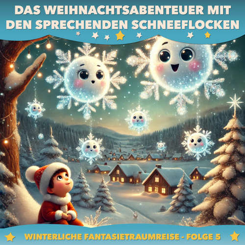 Hoerbuch Winterliche Fantasietraumreisen, Folge 5: Das Weihnachtsabenteuer mit den sprechenden Schneeflocken - Claudia Schröder - Synthesized Voice - Female
