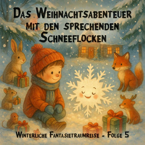 Hoerbuch Winterliche Fantasietraumreisen, Folge 5: Das Weihnachtsabenteuer mit den sprechenden Schneeflocken - Claudia Schröder - Synthesized Voice - Female