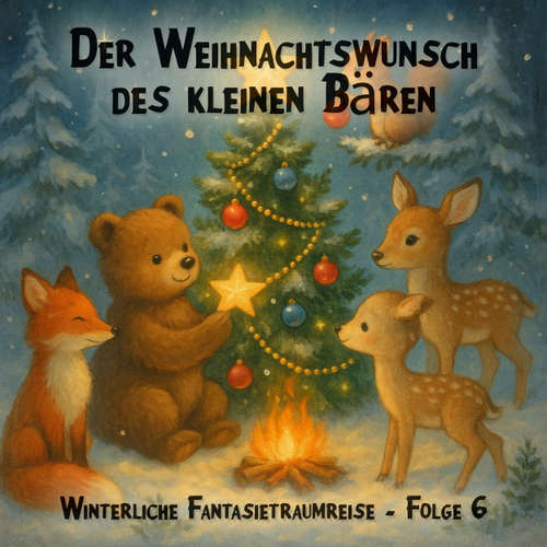 Hoerbuch Winterliche Fantasietraumreisen, Folge 6: Der Weihnachtswunsch des kleinen Bären - Claudia Schröder - Synthesized Voice - Female