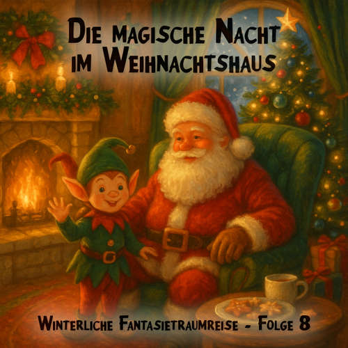 Hoerbuch Winterliche Fantasietraumreisen, Folge 8: Die magische Nacht im Weihnachtshaus - Claudia Schröder - Synthesized Voice - Female