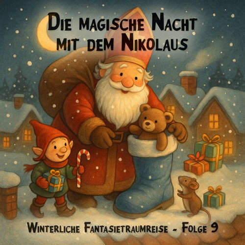 Hoerbuch Winterliche Fantasietraumreisen, Folge 9: Die magische Nacht mit dem Nikolaus - Claudia Schröder - Synthesized Voice - Female