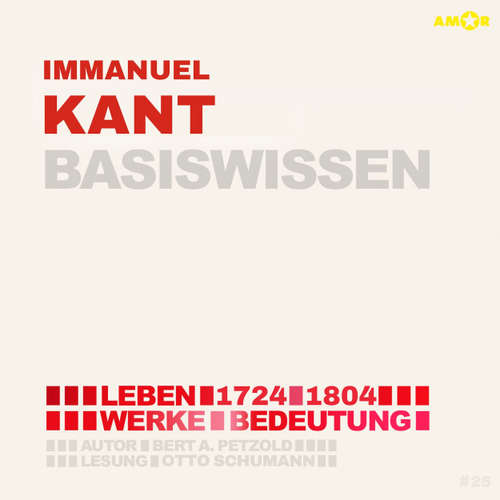 Hoerbuch Immanuel Kant (1724-1804) - Leben, Werke, Bedeutung - Basiswissen (ungekürzt) - Bert Alexander Petzold - Otto Schumann