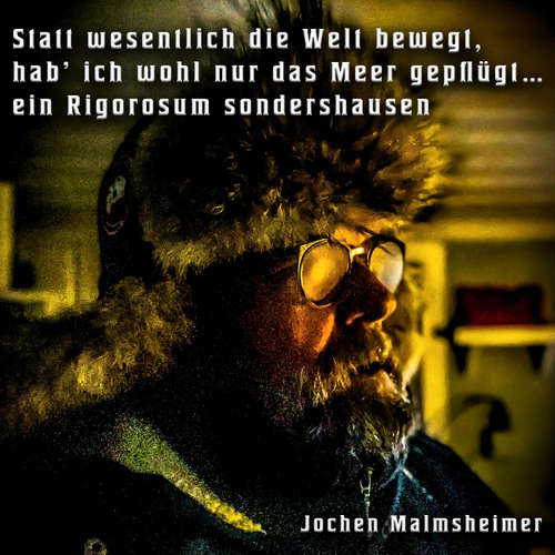 Hoerbuch Statt wesentlich die Welt bewegt, hab ich wohl nur das Meer gepflügt - Ein Rigorosum sondershausen - Jochen Malmsheimer - Jochen Malmsheimer