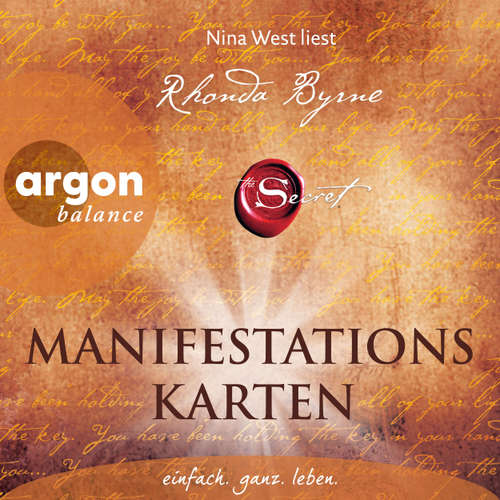 Hoerbuch The Secret Manifestationskarten - Rhonda Byrne - Nina West