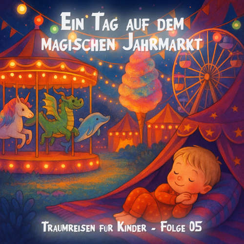 Hoerbuch Traumreisen für Kinder, Folge 5: Ein Tag auf dem magischen Jahrmarkt - Claudia Schröder - Synthesized Voice - Female