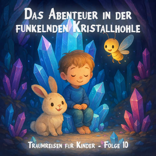 Hoerbuch Traumreisen für Kinder, Folge 10: Das Abenteuer in der funkelnden Kristallhöhle - Claudia Schröder - Synthesized Voice - Female