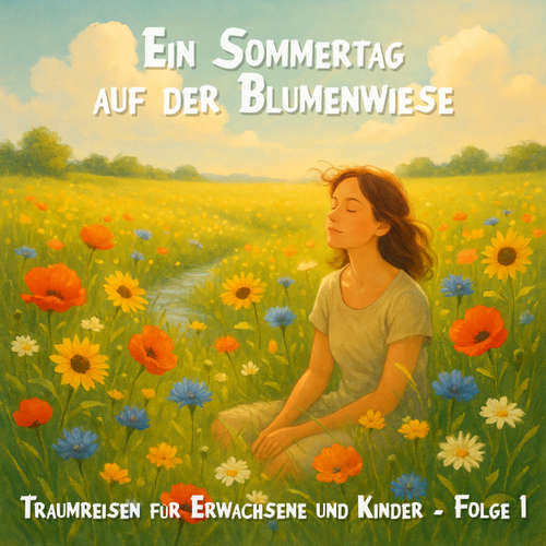 Hoerbuch Traumreisen für Erwachsene und Kinder, Folge 1: Ein Sommertag auf der Blumenwiese - Claudia Schröder - Synthesized Voice - Female
