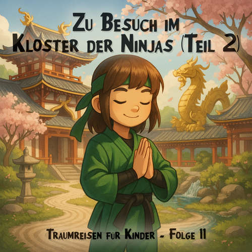 Hoerbuch Traumreisen für Kinder, Folge 11: Zu Besuch im Kloster der Ninjas (Teil 2) (ungekürzt) - Claudia Schröder - Synthesized Voice - Female