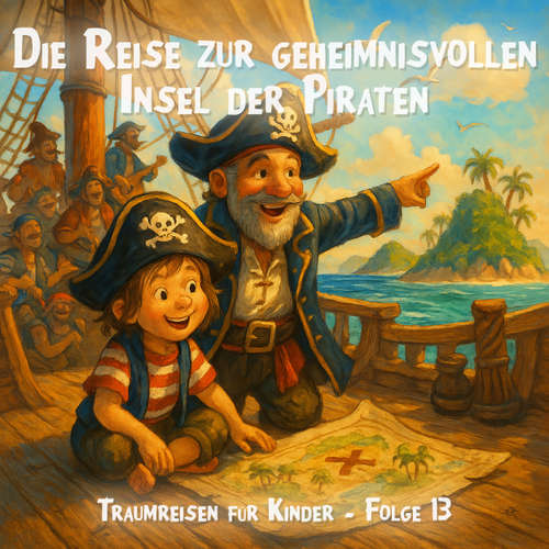 Hoerbuch Traumreisen für Kinder, Folge 13: Die Reise zur geheimnisvollen Insel der Piraten - Claudia Schröder - Synthesized Voice - Female