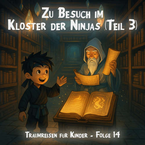 Hoerbuch Traumreisen für Kinder, Folge 14: Zu Besuch im Kloster der Ninjas (Teil 3) (ungekürzt) - Claudia Schröder - Synthesized Voice - Female