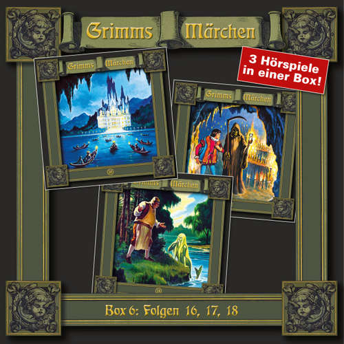 Hoerbuch Grimms Märchen, Box 6: Folgen 16, 17, 18 - Brüder Grimm - Manfred Liptow