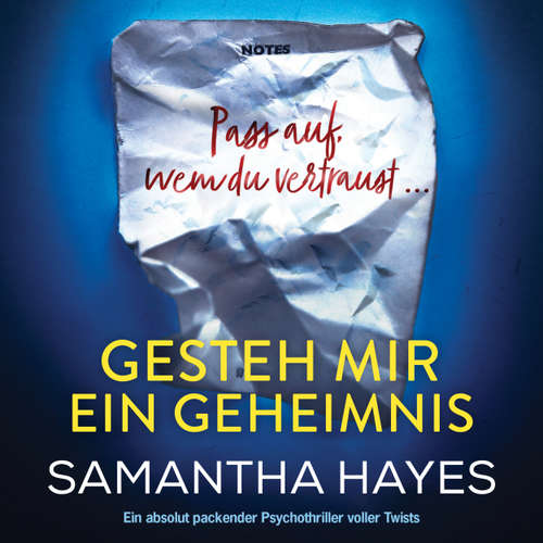Hoerbuch Gesteh mir ein Geheimnis - Samantha Hayes - Maren Meier