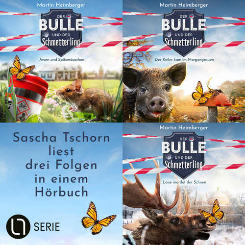 Hoerbuch Der Bulle und der Schmetterling - Folge 4-6, Sammelband 2 - Martin Heimberger - Sascha Tschorn