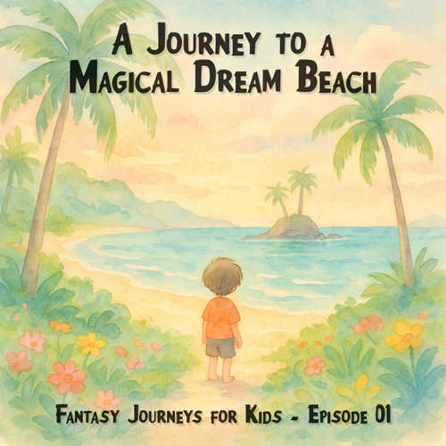 Audiobook Fantasy Journeys for Kids, Episode 1: A Journey to a Magical Dream Beach - Claudia Schröder - Synthesized Voice-Female