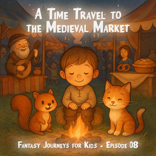 Audiobook Fantasy Journeys for Kids, Episode 8: A Time Travel to the Medieval Market - Claudia Schröder - Synthesized Voice-Female
