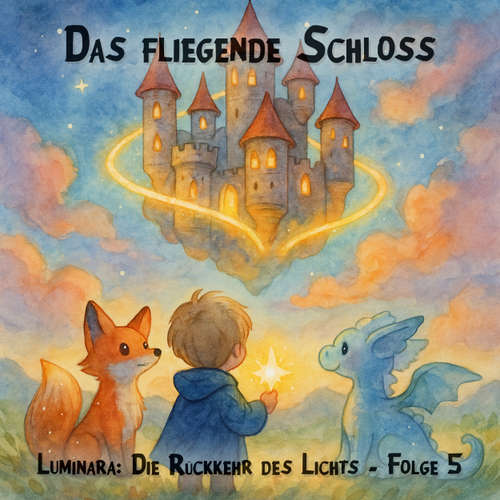 Hoerbuch Traumreisen für Kinder, Staffel 1: Luminara: Die Rückkehr des Lichts, Folge 5: Das Fliegende Schloss - Claudia Schröder - Synthesized Voice-Female