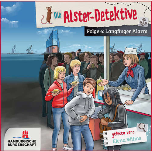 Hoerbuch Langfinger-Alarm - Die Alster-Detektive, Teil 6 - Katrin Wiegand - Elena Wilms