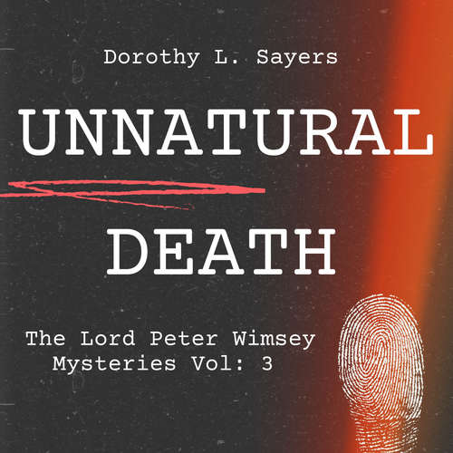 Audiobook Unnatural Death - Dorothy L. Sayers - Stephen Scalon