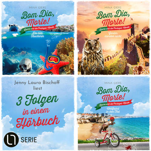 Hoerbuch Bom Dia, Morte! - Sammelband 02 - Folge 4-6. Urlaubskrimi - Mina Giers - Jenny Laura Bischoff