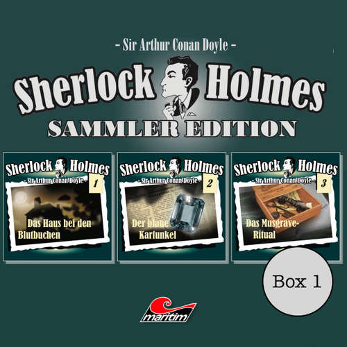 Hoerbuch Sherlock Holmes - Die Originale, Box 1: Sammler Edition - Arthur Conan Doyle - Christian Rode