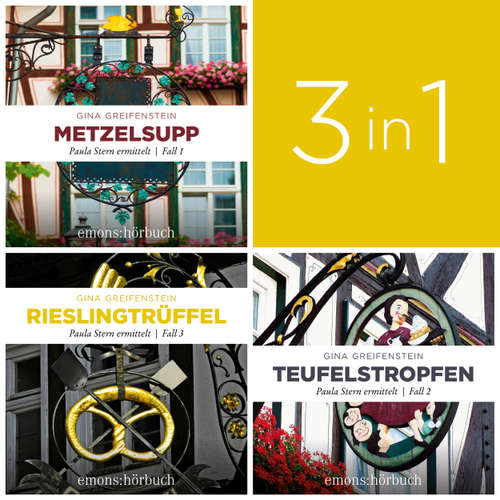 Hoerbuch Zwischen Knödel und KTU - deftige Krimis aus der Pfalz: Paula Stern ermittelt (Band 1-3) - Paula Stern ermittelt (Ungekürzt) - Gina Greifenstein - Henriette Schreurs