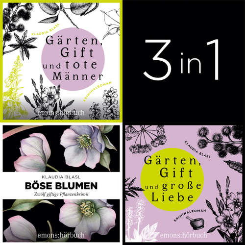 Hoerbuch Große Gartenkrimi-Reihe - Drei herrlich böse Krimibände von Klaudia Blasl - Große Gartenkrimi-Reihe - Klaudia Blasl - Hildegard Meier