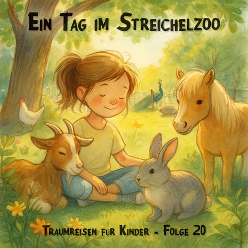 Hoerbuch Traumreisen für Kinder, Folge 20: Ein Tag im Streichelzoo - Claudia Schröder - Synthesized Voice-Female