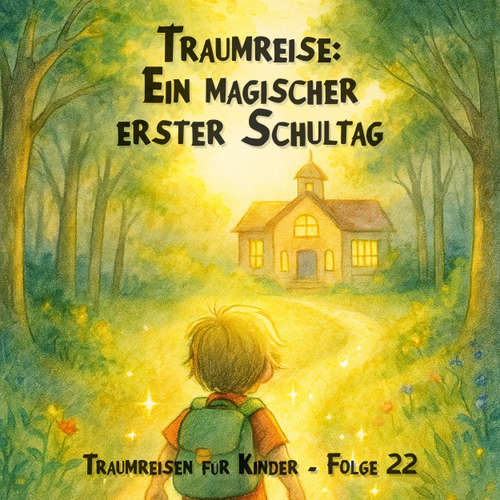 Hoerbuch Traumreisen für Kinder, Folge 22: Ein magischer erster Schultag - Claudia Schröder - Synthesized Voice-Female