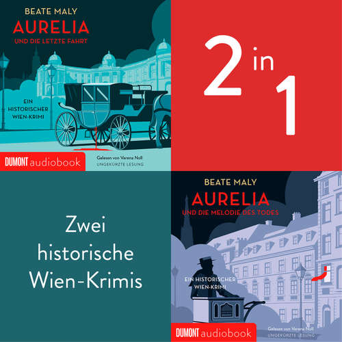 Hoerbuch Aurelia und die letzte Fahrt & Aurelia und die Melodie des Todes - Beate Maly - Verena Noll