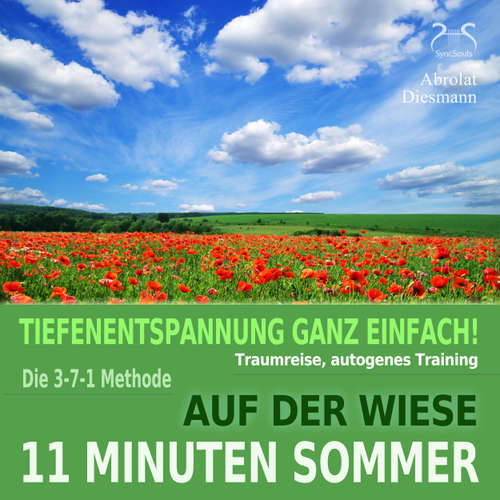 Hoerbuch 11 Minuten Sommer - Tiefenentspannung ganz einfach! Auf der Wiese - Traumreise, Autogenes Training - mit der 3-7-1 Methode - mit Naturklängen und Entspannungsmusik 432 Hz - Torsten Abrolat - Torsten Abrolat