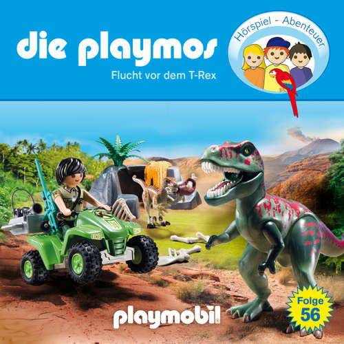 Hoerbuch Die Playmos - Das Original Playmobil Hörspiel, Folge 56: Flucht vor dem T-Rex - David Bredel - Gerrit Schmidt-Foß Hoerbuch Die Playmos - Das Original Playmobil Hörspiel, Folge 56: Flucht vor dem T-Rex - David Bredel - Gerrit Schmidt-Foß